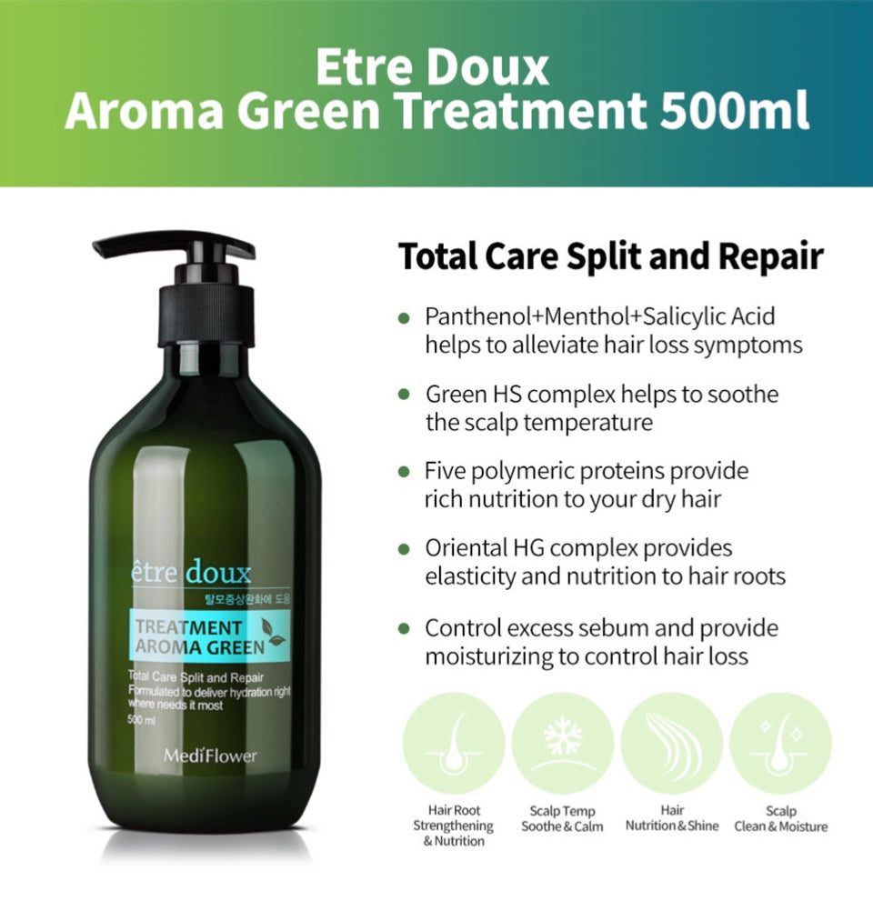 Mediflower Etre doux Green Hair Treatment 500ml