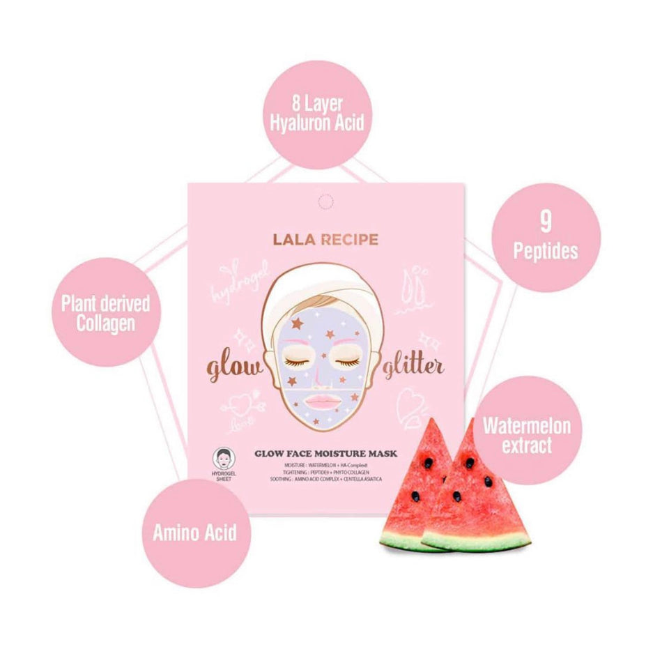 Lalarecipe Mellon. Glow Moisture Mask 23g