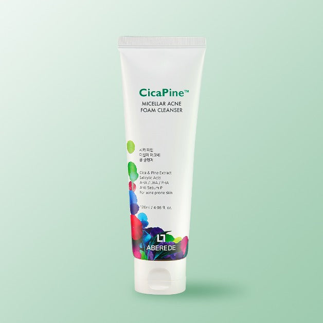 Aberede Cicapine Micellar Acne Foam Cleanser 120ml