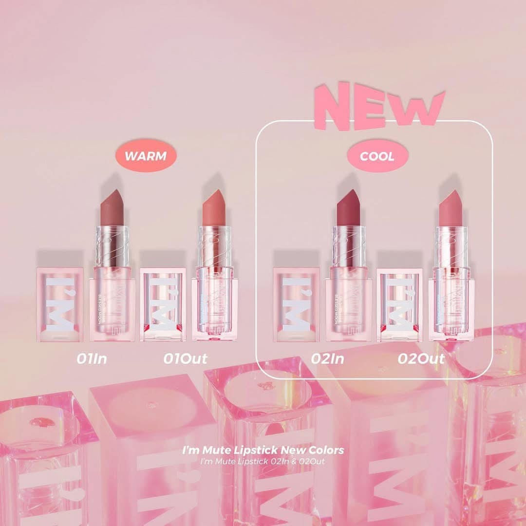 Blessed Moon I'm Mute Lipstick 3.4g