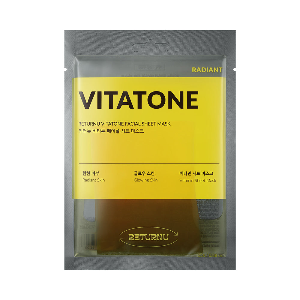 RETURNU Vitatone Facial Sheet Mask 25g*5ea (1 box)