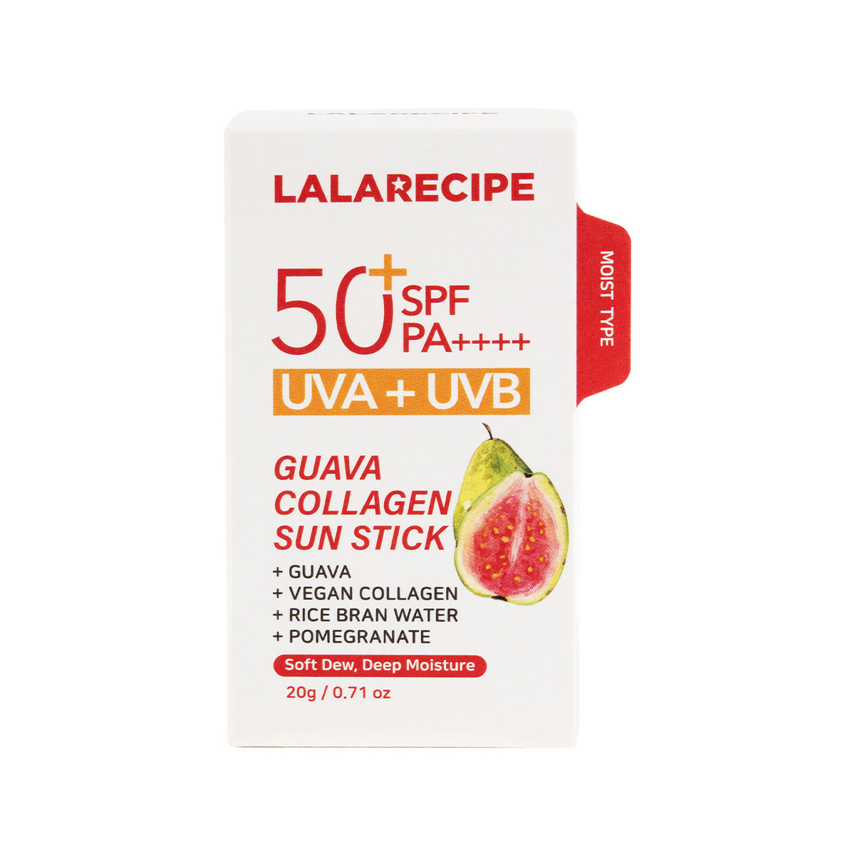 Lalarecipe Guava Collagen Sun Stick 20g