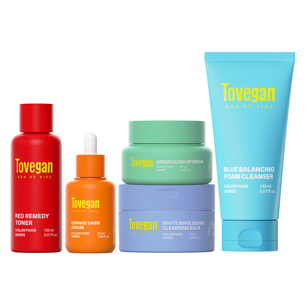 Tovegan Colorfood's Series Color Calming & Brightening Care Set