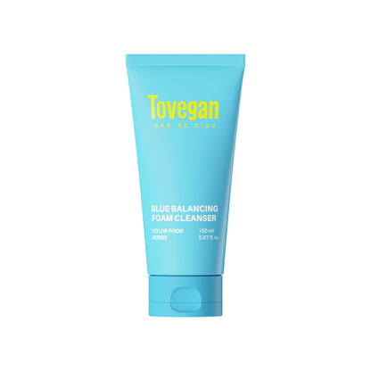 Tovegan Colorfood Series Blue Balancing Foam Cleanser 150ml