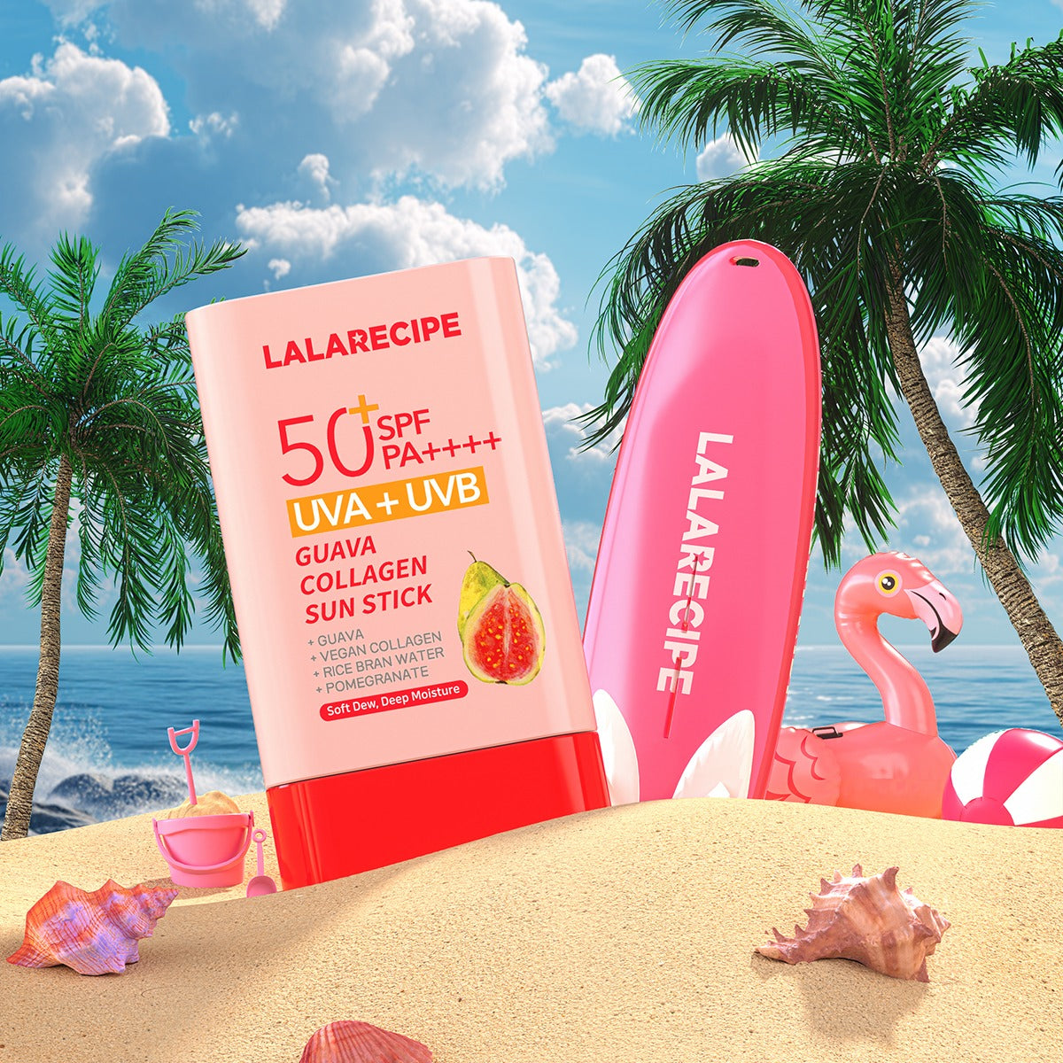 Lalarecipe Guava Collagen Sun Stick 20g