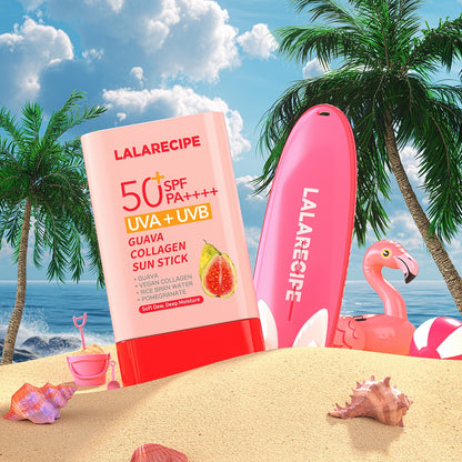 Lalarecipe Guava Collagen Sun Stick 20g
