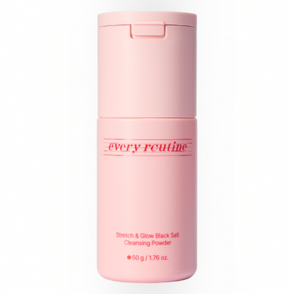 Every Routine Stretch & Glow Black Salt Cleansing Powder (50g)
