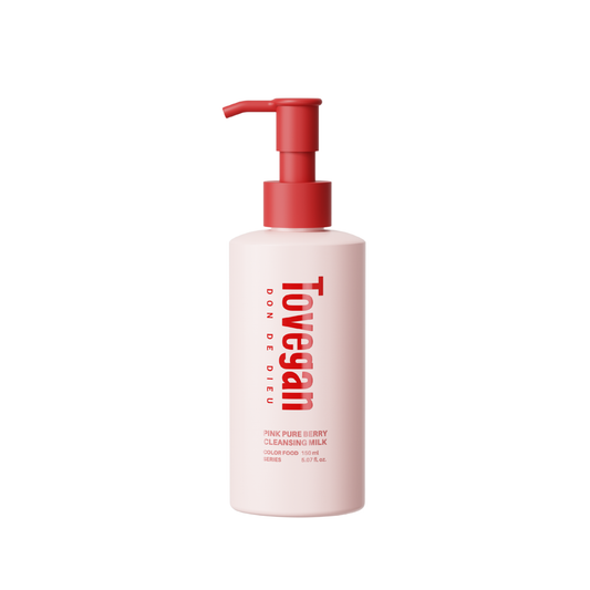Tovegan Pink Pure Berry Cleansing Milk 150ml