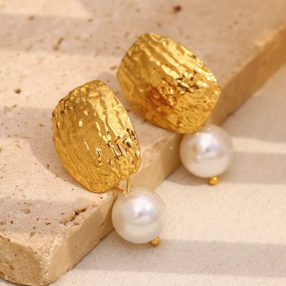 Your Bahandi Huggies Pear Earrings