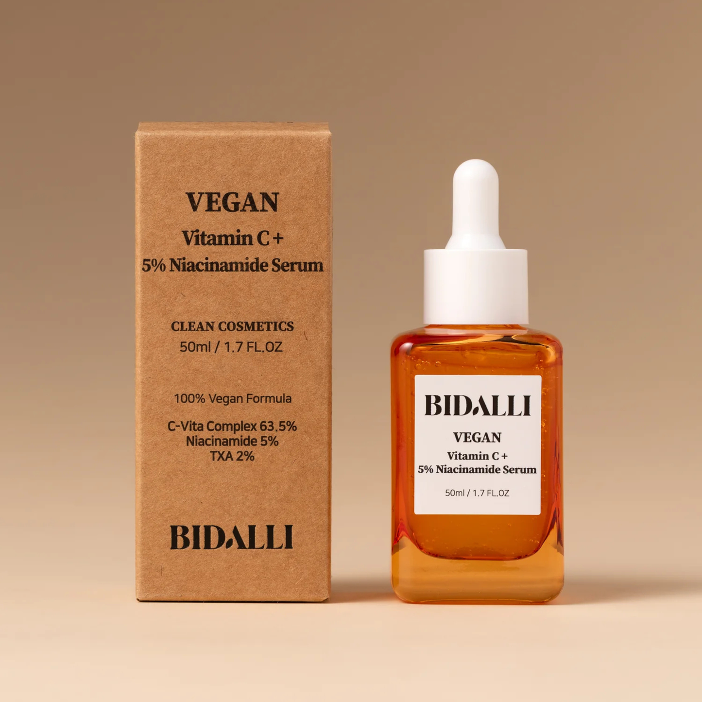 Bidalli Vegan Vitamin C + 5% Niacinamide Serum 50ml