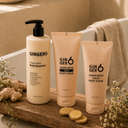 Ginger6 Water Sugar Body Scrub 180g