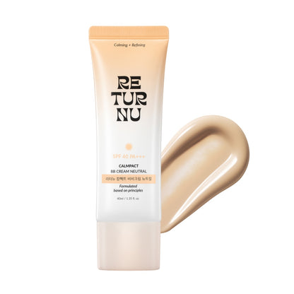 RETURNU Calmpact BB Cream Neutral SPF 40 PA+++ 40ml