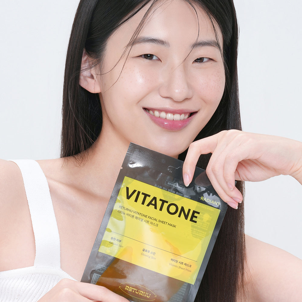 RETURNU Vitatone Facial Sheet Mask 25g*5ea (1 box)