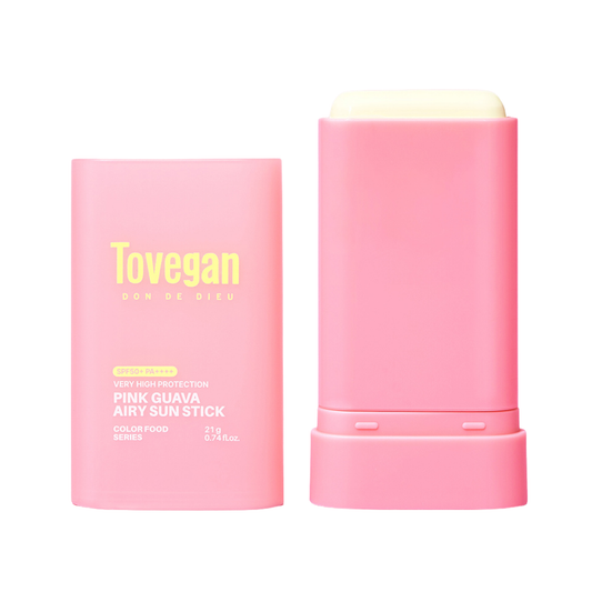 Tovegan Colorfood Series Pink Guava Airy Sun Stick SPF50+ PA++++